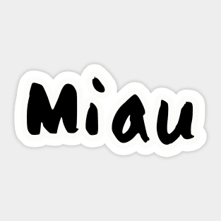 Miau Sticker